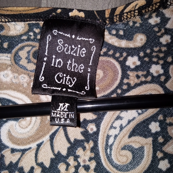 Susie in the city pailsy pleated stretch medium blouse - Picture 2 of 7